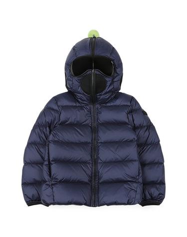 AI라이더스 키즈 나일론 고글 후드 숏패딩 자켓(미드나잇블루) JK 794B T KJ6 292