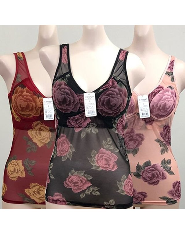 에뜨랑제 [갤러리아] [에뜨랑제] RU950 빅사이즈 노와이어 몰드캡 브라 나시 런닝 착용컷
