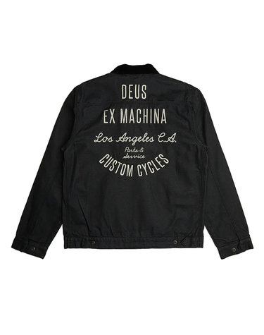 로스앤젤레스 백로고 자수 자켓 DMP246404 BLACK