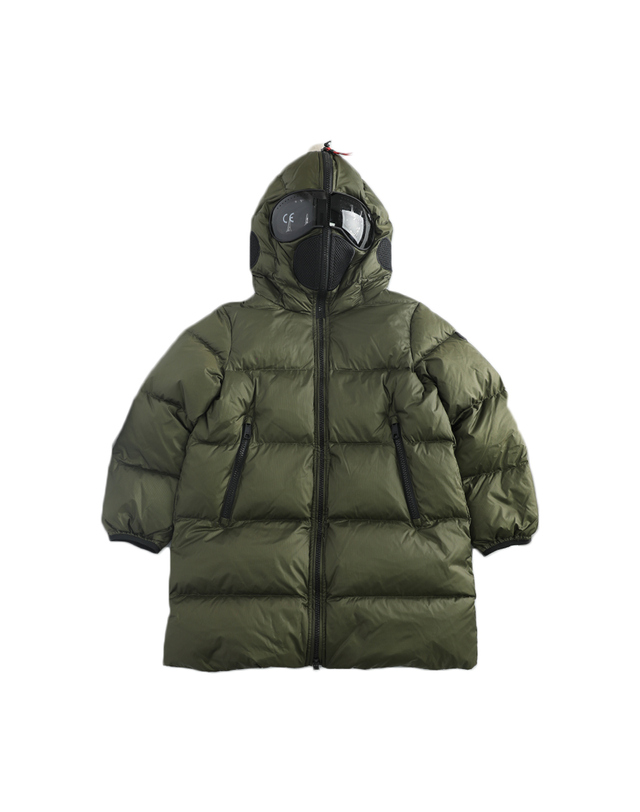 에이아이라이더스키즈 25FW 키즈 나일론 마이크로 립스탁 고글패딩 올리브 나이트 CK 796B T KJ5 322 착용컷