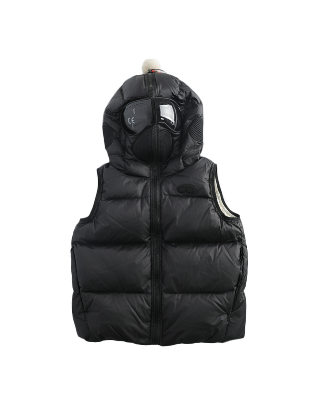 에이아이라이더스키즈 25FW 키즈 나일론 마이크로 립스탁 고글패딩 베스트 블랙 VK 795B T KJ5 90 착용컷