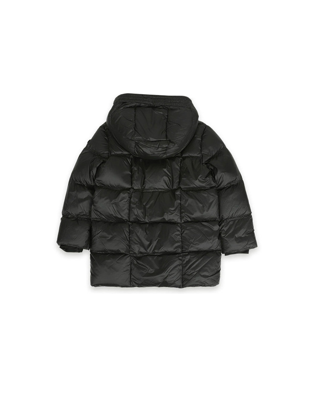 에이아이라이더스키즈 키즈 블랙고글 후드 패딩자켓 블랙 CK 720R T KJ4 90BK 착용컷