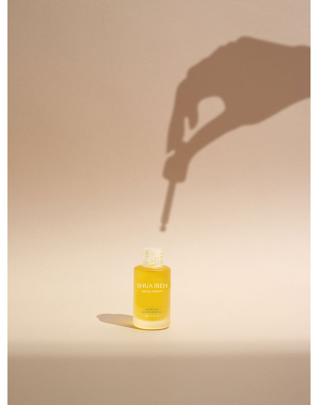 수아이레 100 오가닉 골든 드랍 오일 (20ml) 착용컷