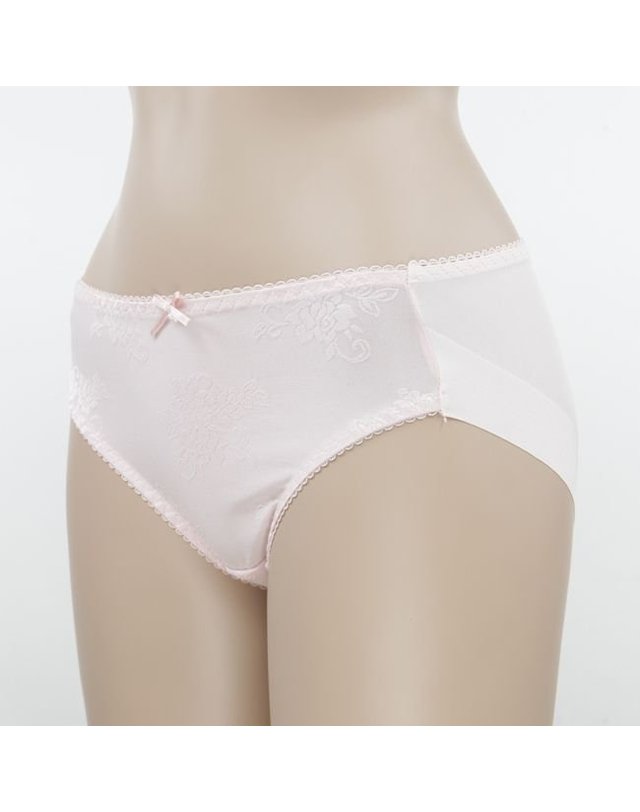 라비앙 [갤러리아] [라비앙] 2080 쟈가드 여성 노라인 리본 삼각 햄 팬티 착용컷