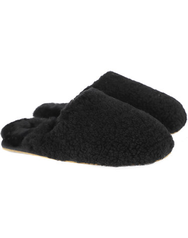 어그 UGG 여성 털슬리퍼 맥시 컬리 슬라이드 (1133151-BLK)
