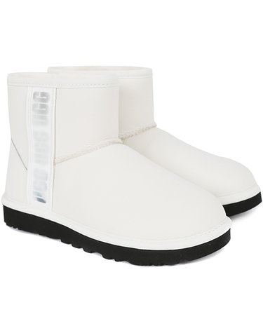 어그 UGG 여성 털부츠 클래식 미니 사이드 로고 II 양털 부츠 (1133490-UMWH)