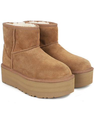 어그 UGG 여성 미니 플랫폼 부츠 클래식 체스트넛 (1134991-CHE)