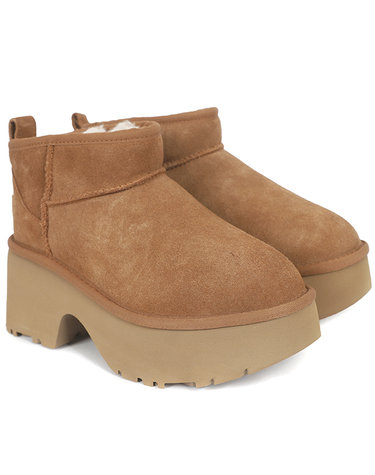 어그 UGG 여성 양털 부츠 클래식 울트라 미니 뉴 하이츠 부츠 체스트넛 (1158311-CHE)