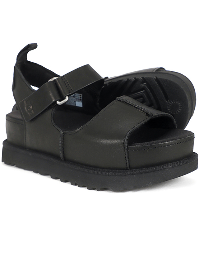 어그 어그 UGG 여성 골든스타 하이 샌들 (1167364-BLK) 착용컷