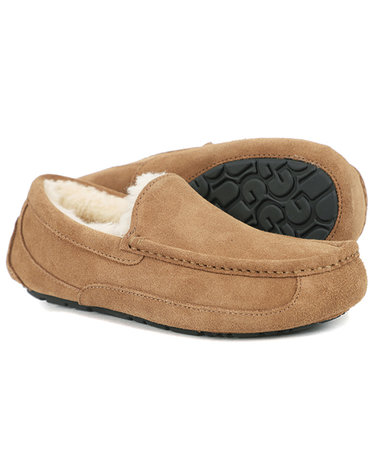 어그 UGG 아스콧 체스트넛 남성 방한 모카신 겨울 로퍼 (1101110-CHE)