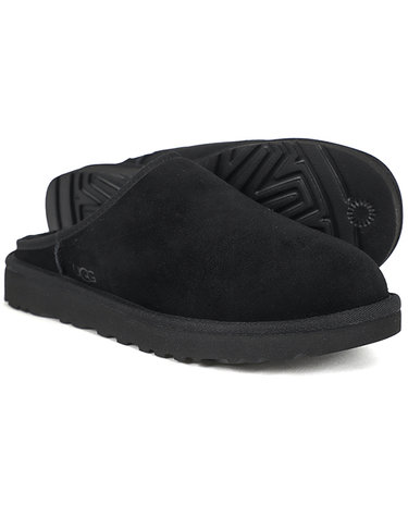 어그 UGG 남성 클래식 슬립온 블랙 뮬 방한 겨울 슬리퍼 (1129290-BLK)