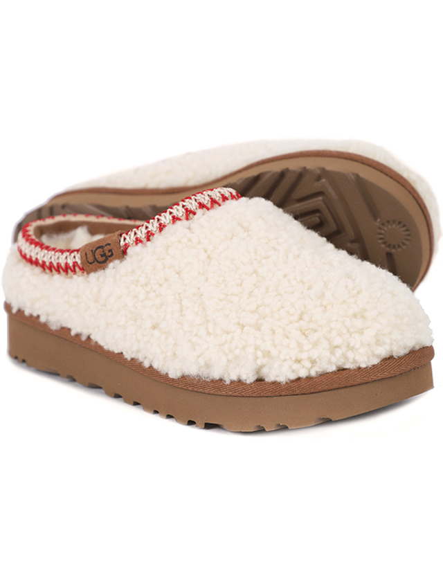 어그 어그 UGG 여성 타스만 방한 털 슬리퍼 맥시 컬리 (1158356-NAT) 착용컷