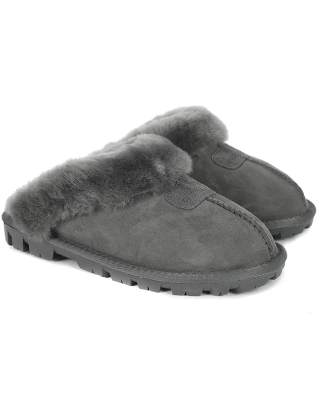 오즈웨어 오즈어그웨어 UGG 양털 슬리퍼 코케트 (OUW111-GREY) 착용컷