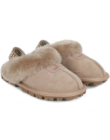 오즈어그웨어 키즈 양털 슬리퍼 UGG 코케트 백스트랩 (OUW139EB-BRONZE)