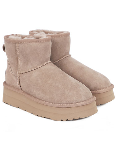 오즈어그웨어 여성 미니 양털 부츠 UGG 클래식 플랫폼 (OUW102P-BRONZE)
