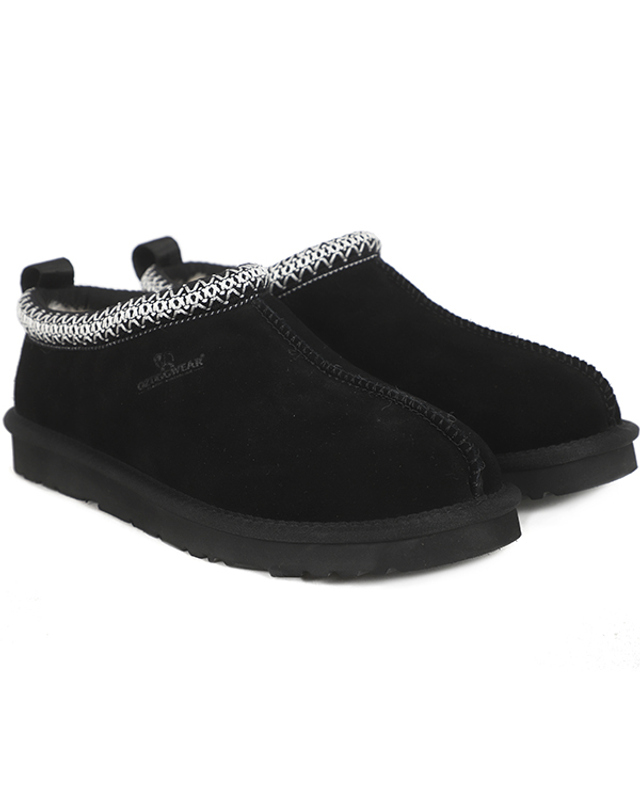 오즈웨어 오즈어그웨어 UGG 남녀공용 양털 슬리퍼 시드니 (OUW237-BLACK) 착용컷