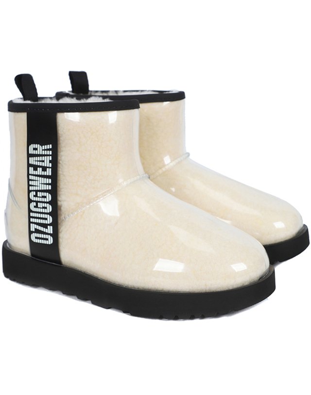 오즈웨어 오즈어그웨어 UGG 클래식 클리어 미니 양털 부츠 (OUW288-NATURAL) 착용컷
