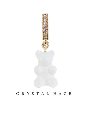 크리스탈 헤이즈 펜던트 Pave Notalgia Bear Pendant - Powder (PCT-Powder)