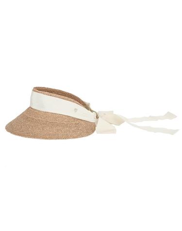 메탈로고 HAT51251 Nougat Cream 헬렌카민스키 SABINA 사비나 바이저햇 썬캡 여성 모자