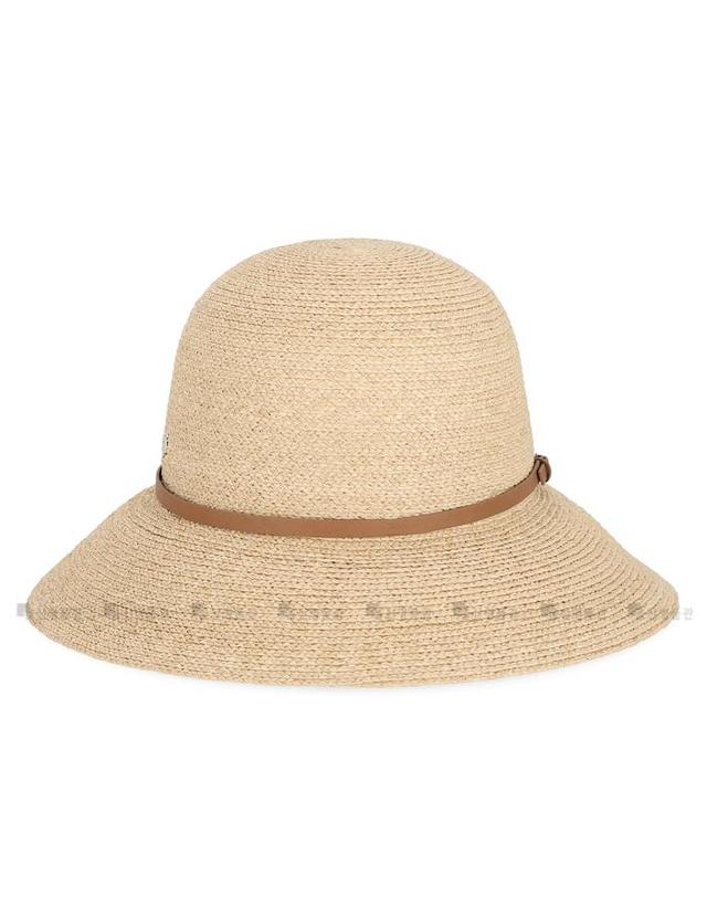 헬렌카민스키 메탈로고 HAT50173 Natural Tan 헬렌카민스키 BESA 9 베사 클로슈햇 버킷햇 여성 모자 착용컷