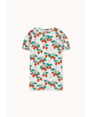 타이니코튼 25SS 키즈 원피스 STRAWBERRIES PUFF SLEEVE DRESS SS25-004-104