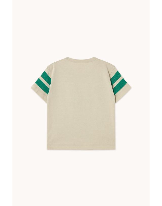 타이니코튼 타이니코튼 25SS 키즈 반팔 티셔츠 TINY STRIPES LOGO TEE SS25-137-R01 착용컷