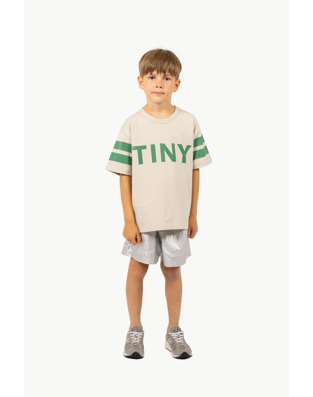 타이니코튼 타이니코튼 25SS 키즈 반팔 티셔츠 TINY STRIPES LOGO TEE SS25-137-R01 착용컷
