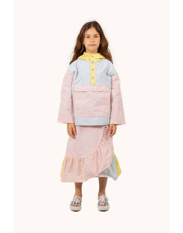 타이니코튼 타이니코튼 25SS 키즈 바람막이 아노락 자켓 COLOR BLOCK JACKET SS25-250-R52 착용컷
