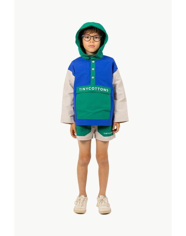 타이니코튼 타이니코튼 25SS 키즈 바람막이 아노락 자켓 COLOR BLOCK JACKET SS25-250-R51 착용컷