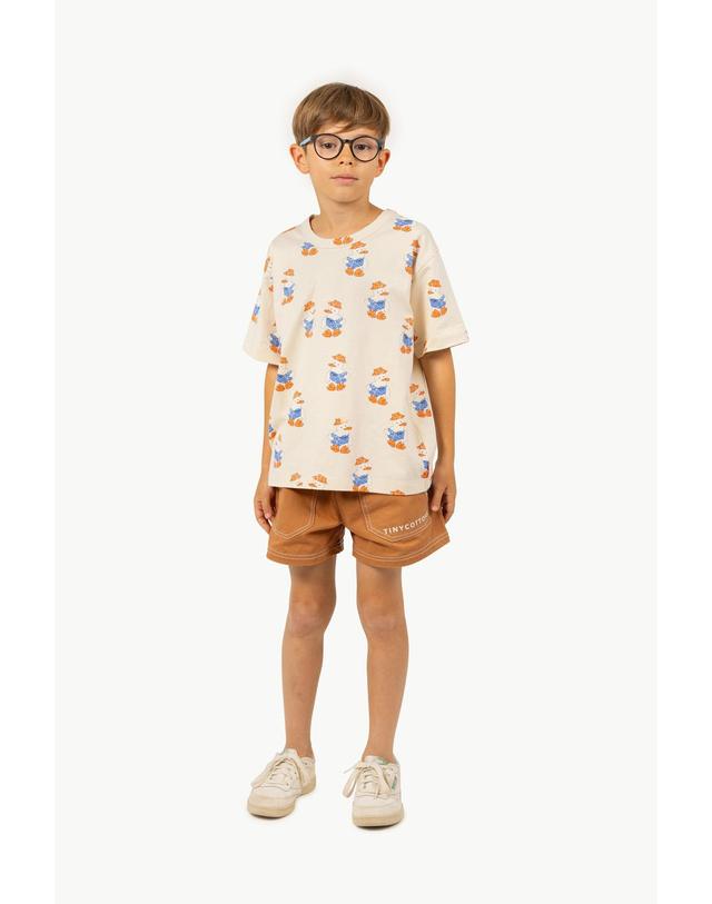 타이니코튼 타이니코튼 25SS 키즈 반팔 티셔츠 TINY READERS TEE SS25-006-M01 착용컷