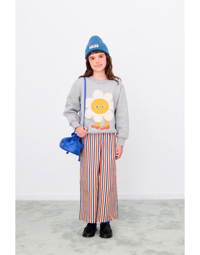 타이니코튼 타이니코튼 25FW 아동 오가닉 맨투맨 FLOWER GRAPHIC SWEATSHIRT AW25-287-R58 (기모) 착용컷