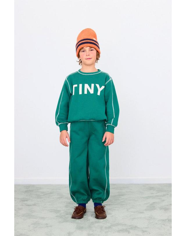 타이니코튼 타이니코튼 25FW 아동 오가닉 맨투맨 CONTRAST SWEATSHIRT AW25-256-M24 (기모) 착용컷