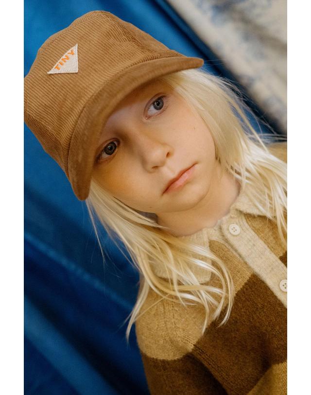타이니코튼 타이니코튼 25FW 키즈 캡모자 CORDUROY CAP AW25-539-M05 착용컷