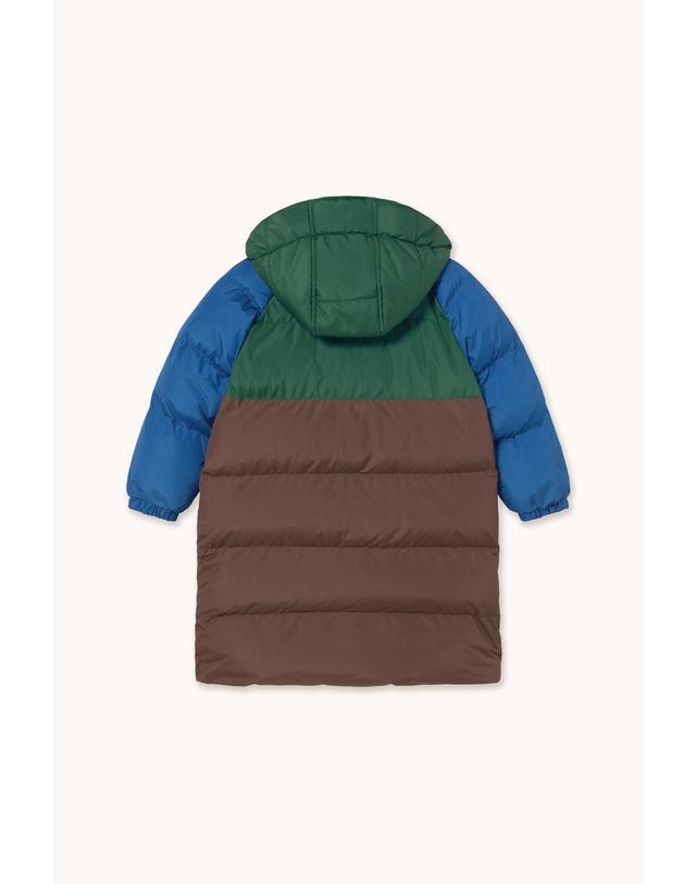 타이니코튼 타이니코튼 25FW 아동 롱패딩 자켓 COLOR BLOCK PADDED JACKET AW25-141-M05 착용컷
