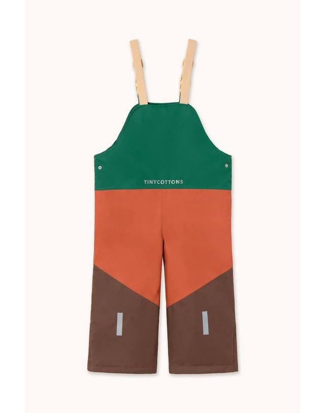타이니코튼 타이니코튼 25FW 아동 스키팬츠 COLOR BLOCK SNOW DUNGAREES AW25-048-S03 착용컷