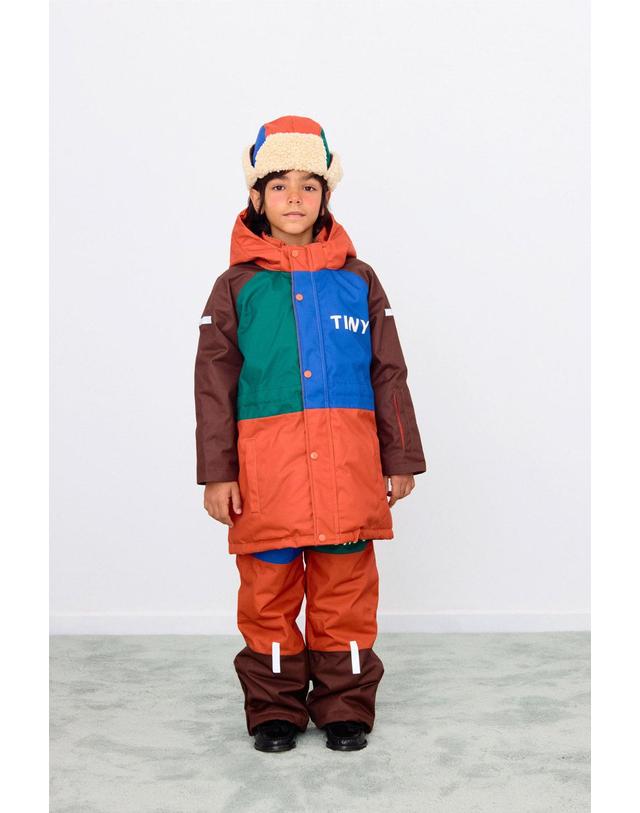 타이니코튼 타이니코튼 25FW 아동 스키팬츠 COLOR BLOCK SNOW PANT AW25-047-S03 착용컷