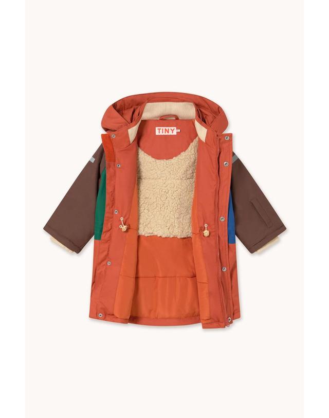타이니코튼 타이니코튼 25FW 아동 스키자켓 COLOR BLOCK SNOW JACKET AW25-046-S03 착용컷
