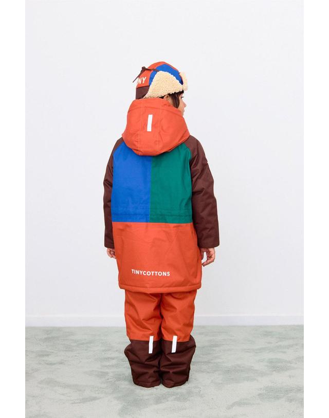 타이니코튼 타이니코튼 25FW 아동 스키자켓 COLOR BLOCK SNOW JACKET AW25-046-S03 착용컷