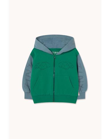 타이니코튼 26FW 아동 후디 집업 CURLY DOG COLOR BLOCK HOODIE AW26-443-R21