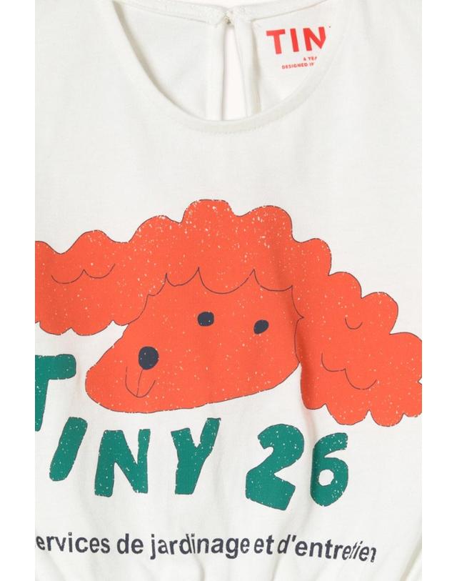 타이니코튼 타이니코튼 26SS 아동 반팔 티셔츠 Red Dog Graphic Top SS26-051-104 착용컷