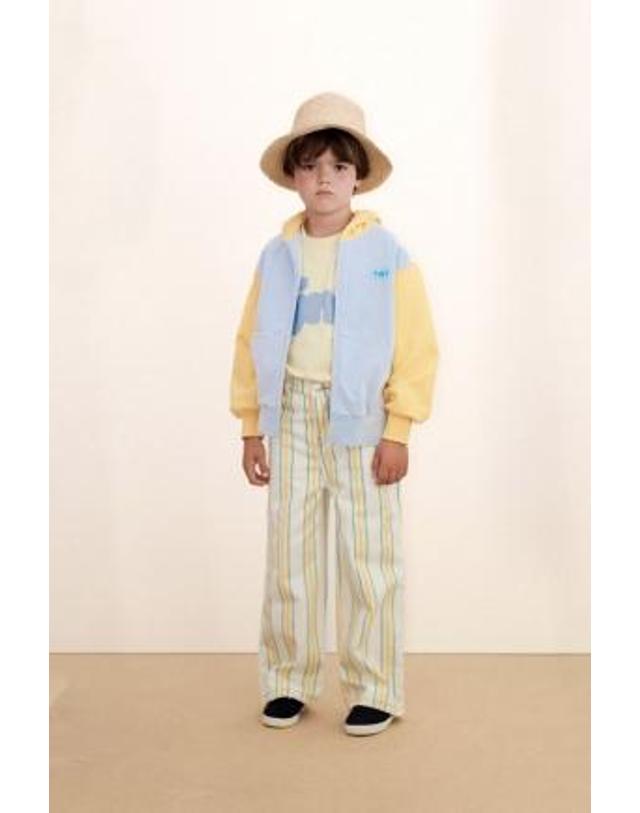 타이니코튼 타이니코튼 26SS 아동 후디 집업 COLOR BLOCK HOODIE SS26-172-L15 착용컷