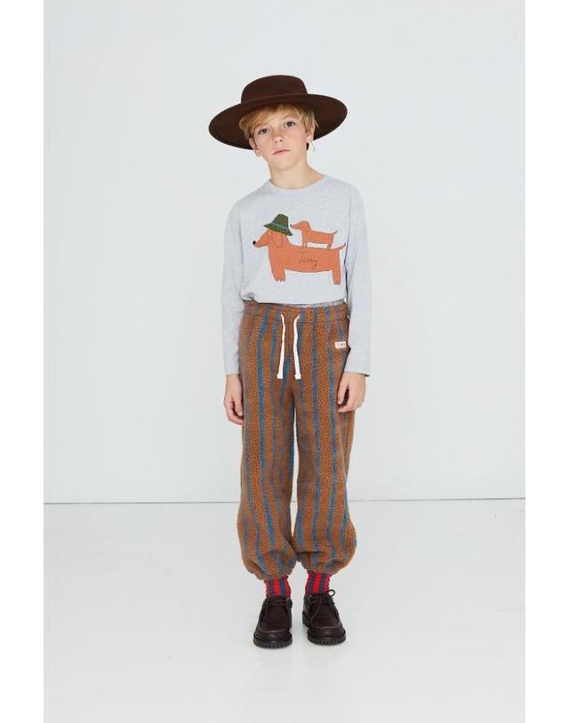 타이니코튼 타이니코튼 26FW 아동 긴팔티셔츠 TWO DOGS GRAPHIC SLEEVE TEE AW26-418-M90 착용컷
