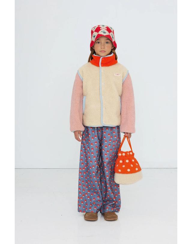 타이니코튼 타이니코튼 26FW 아동 후리스 자켓 COLOR BLOCK SHERPA JACKET AW26-252-M01 착용컷