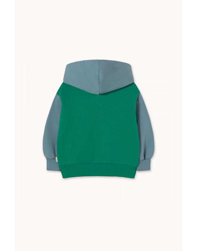 타이니코튼 타이니코튼 26FW 아동 후디 집업 CURLY DOG COLOR BLOCK HOODIE AW26-443-R21 착용컷