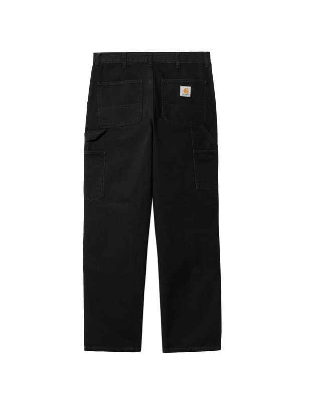 칼하트 로고 패치 더블 니 스트레이트팬츠 I031501 8901 착용컷