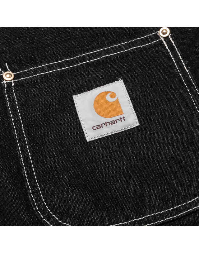 칼하트 25SS OG 초어 로고 패치 데님 자켓 블랙 I031896 892Y 착용컷