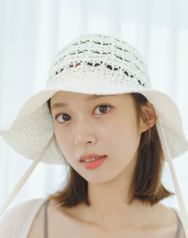 미민 미민 끌레르 버킷햇 3colors 착용컷