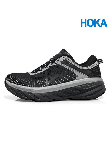 [HOKA] 호카 남성 본디 7 런닝화 러닝화 블랙 스타더스트 1110518-BKSTR