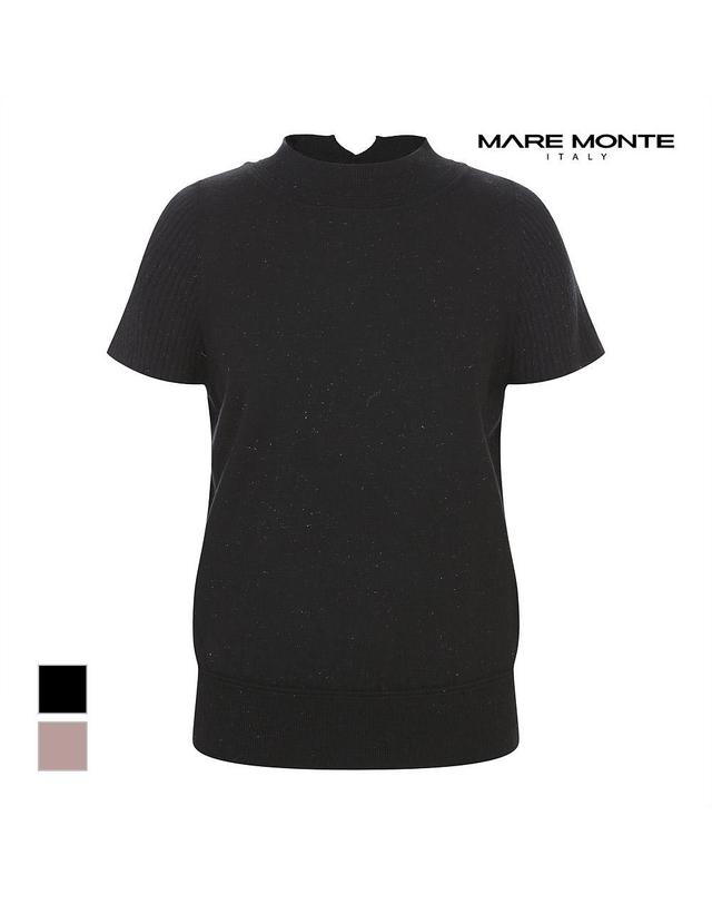 마레몬떼 [마레몬떼] 반목넥 반팔 니트_M241MKT01P0 착용컷