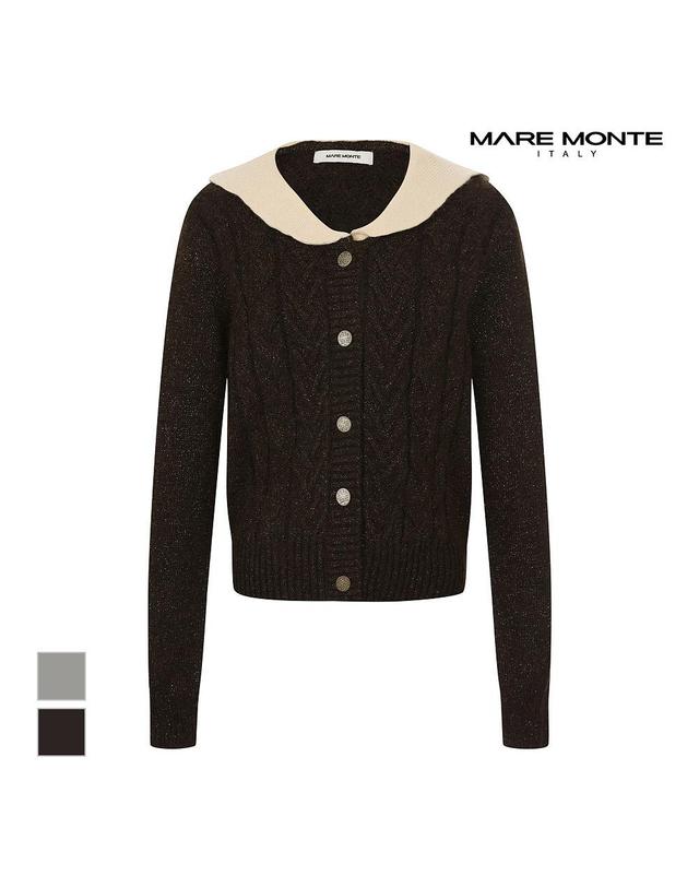 마레몬떼 [마레몬떼] 울알파카 카라가디건_M249MKT58P0 착용컷